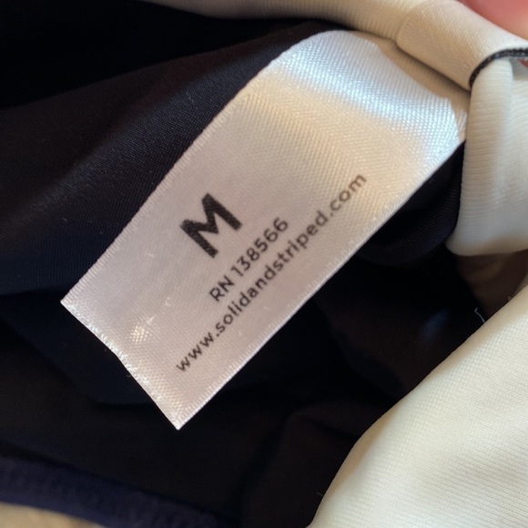 Solid & Striped Ballerina One Piece Swimsuit in Firecracker sz M - Picture 8 of 9